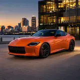 Luminous Gold-Orange-Red Vinyl Wrap 3