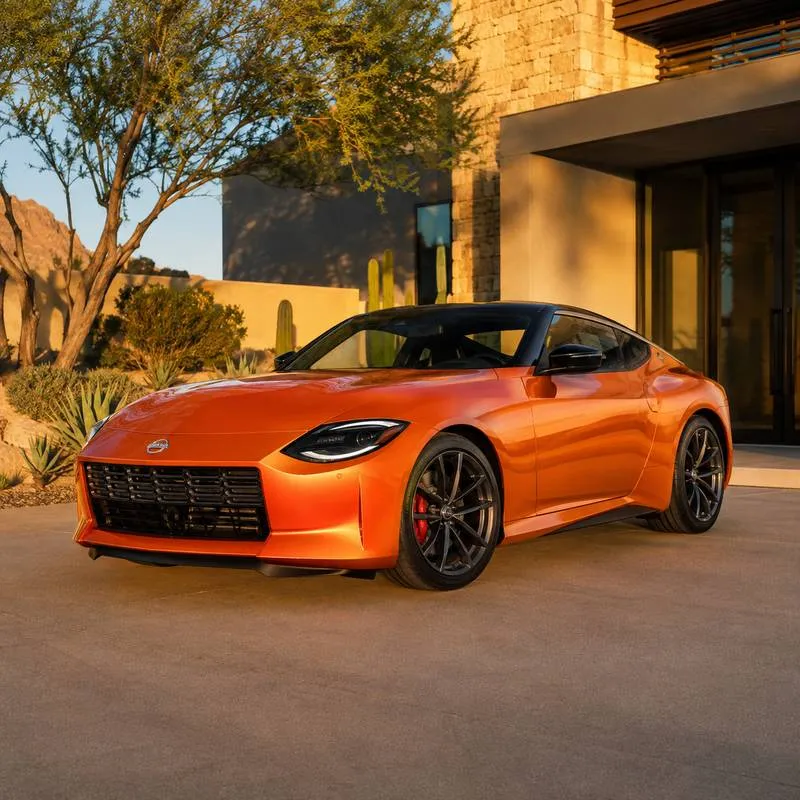 Luminous Gold-Orange-Red Vinyl Wrap — appearance reference