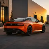 Luminous Gold-Orange-Red Vinyl Wrap 6