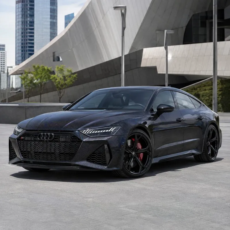 Laser Carbon Fiber Black Color PPF — appearance reference